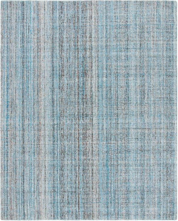 The appearance of Abstract Hand Tufted Blue and Multi 11' x 15' Oversized Rugs designed by Safavieh in the modern / contemporary interior design. This blue and multi piece of furniture  was selected by 1StopBedrooms from Abstract Collection to add a touch of cosiness and style into your home. Sku: ABT141A-1115. Product Type: Rug. Material: Viscose. Image1