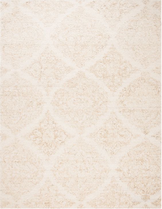 The appearance of Abstract Hand Tufted Ivory and Beige 11' x 15' Oversized Rugs ABT346B-1115 designed by Safavieh in the coastal interior design. This ivory and beige piece of furniture  was selected by 1StopBedrooms from Abstract Collection to add a touch of cosiness and style into your home. Sku: ABT346B-1115. Material: Wool. Product Type: Rug. Image1