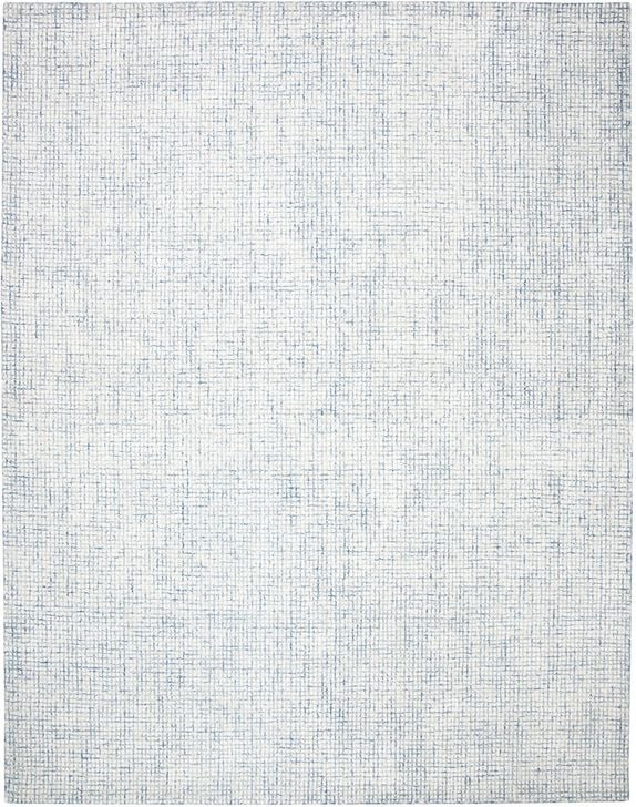 The appearance of Abstract Hand Tufted Ivory and Blue 10' x 14' Large Rectangle Rugs ABT470M-10 designed by Safavieh in the modern / contemporary interior design. This ivory and blue piece of furniture  was selected by 1StopBedrooms from Abstract Collection to add a touch of cosiness and style into your home. Sku: ABT470M-10. Product Type: Rug. Material: Viscose. Image1
