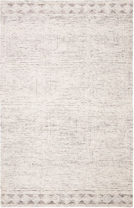 The appearance of Abstract Hand Tufted Ivory and Grey 11' x 15' Oversized Rugs ABT349F-1115 designed by Safavieh in the coastal interior design. This ivory and grey piece of furniture  was selected by 1StopBedrooms from Abstract Collection to add a touch of cosiness and style into your home. Sku: ABT349F-1115. Material: Wool. Product Type: Rug. Image1