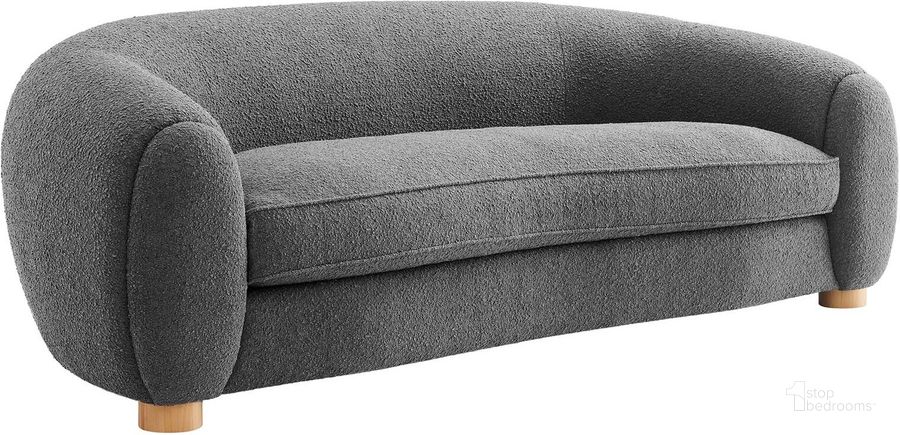 The appearance of Abundant Boucle Upholstered Fabric Sofa In Gray designed by Modway in the modern / contemporary interior design. This gray piece of furniture  was selected by 1StopBedrooms from Abundant Collection to add a touch of cosiness and style into your home. Sku: EEI-6024-GRY. Material: Wood. Product Type: Sofa. Image1