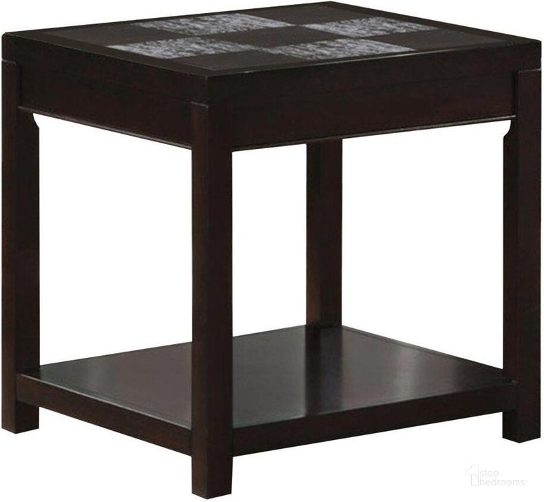 The appearance of Accent Table In Espresso Veneer designed by Monarch Specialties in the transitional interior design. This espresso piece of furniture  was selected by 1StopBedrooms from  to add a touch of cosiness and style into your home. Sku: I 7801E. Material: Wood. Product Type: Accent Table. Image1