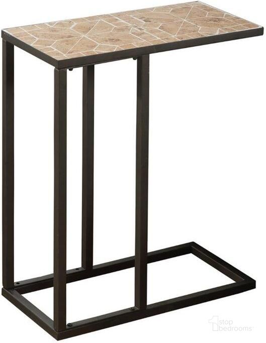The appearance of Accent Table In Terracotta Tile Top With Ha Mmered Brown I 3164 designed by Monarch Specialties in the transitional interior design. This brown white piece of furniture  was selected by 1StopBedrooms from  to add a touch of cosiness and style into your home. Sku: I 3164. Material: Metal. Product Type: Accent Table. Image1