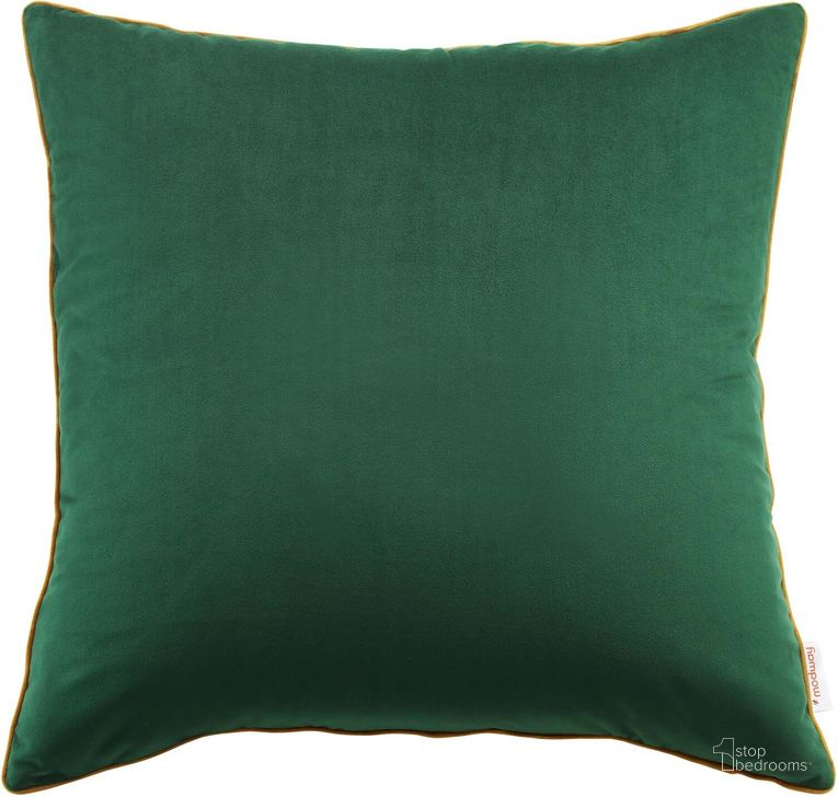 The appearance of Accentuate 24 Inch Performance Velvet Throw Pillow In Cognac designed by Modway in the modern / contemporary interior design. This green piece of furniture  was selected by 1StopBedrooms from Accentuate Collection to add a touch of cosiness and style into your home. Sku: EEI-4702-GRN-COG. Product Type: Pillows and Throw. Material: Velvet. Image1