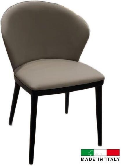 The appearance of Achele Dining Chair In Grey Set Of 2 designed by Bellini Modern Living in the modern / contemporary interior design. This grey piece of furniture  was selected by 1StopBedrooms from Achele Collection to add a touch of cosiness and style into your home. Sku: Achele GRY. Material: Leather. Product Type: Dining Chair.