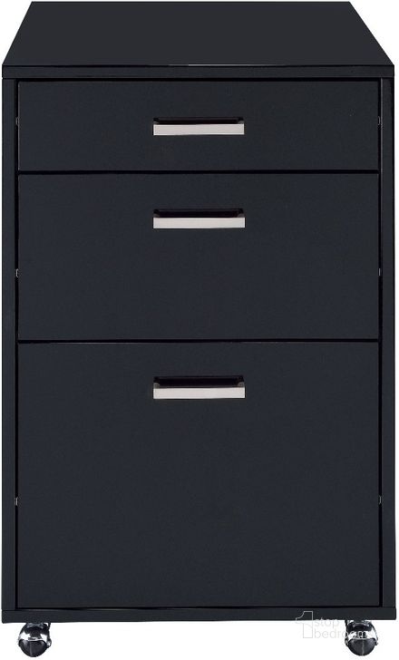 The appearance of Acme Coleen Cabinet designed by ACME in the transitional interior design. This black piece of furniture  was selected by 1StopBedrooms from Coleen Collection to add a touch of cosiness and style into your home. Sku: 92450. Material: Wood. Product Type: Cabinet. Image1