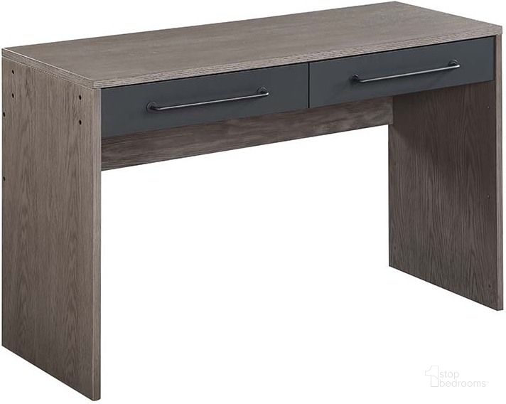 The appearance of Acme Estevon Writing Desk In Gray Oak Finish designed by ACME in the transitional interior design. This gray oak piece of furniture  was selected by 1StopBedrooms from Estevon Collection to add a touch of cosiness and style into your home. Sku: OF00631. Material: Wood. Product Type: Writing Desk. Image1