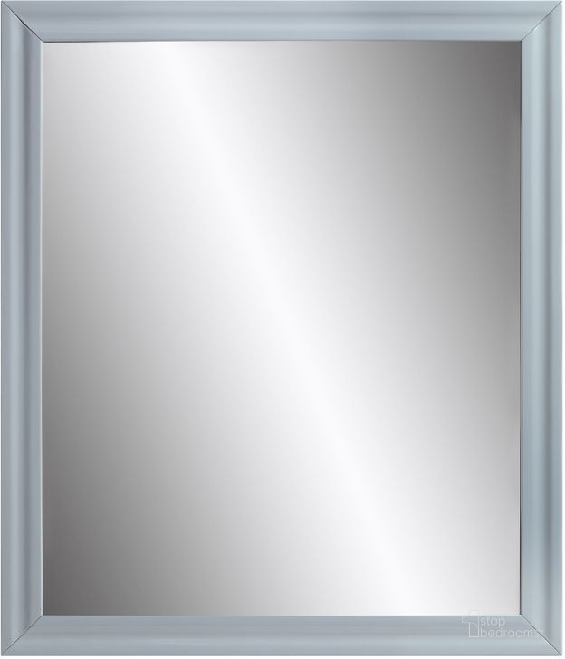 The appearance of Acme Gaines Mirror In Gray High Gloss Finish designed by ACME in the modern / contemporary interior design. This grey piece of furniture  was selected by 1StopBedrooms from Gaines Collection to add a touch of cosiness and style into your home. Sku: BD01042. Material: Wood. Product Type: Mirror. Image1