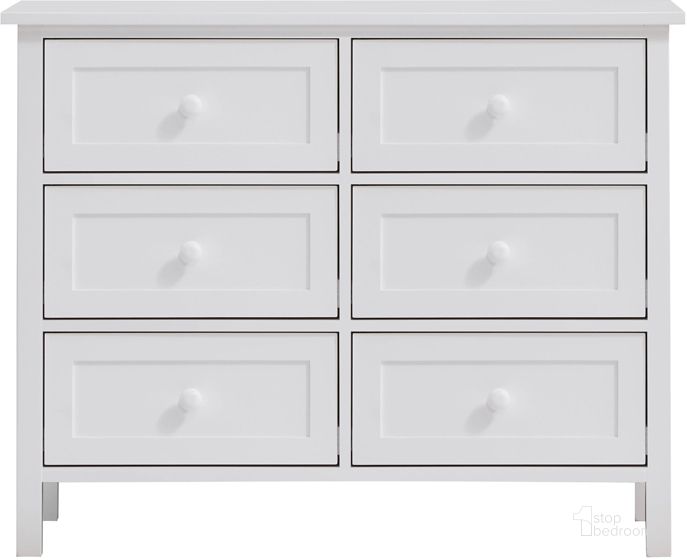 The appearance of Acme Iolanda Dresser In White Finish designed by ACME in the transitional interior design. This white piece of furniture  was selected by 1StopBedrooms from Lolanda Collection to add a touch of cosiness and style into your home. Sku: BD00652. Material: Wood. Product Type: Dresser. Image1