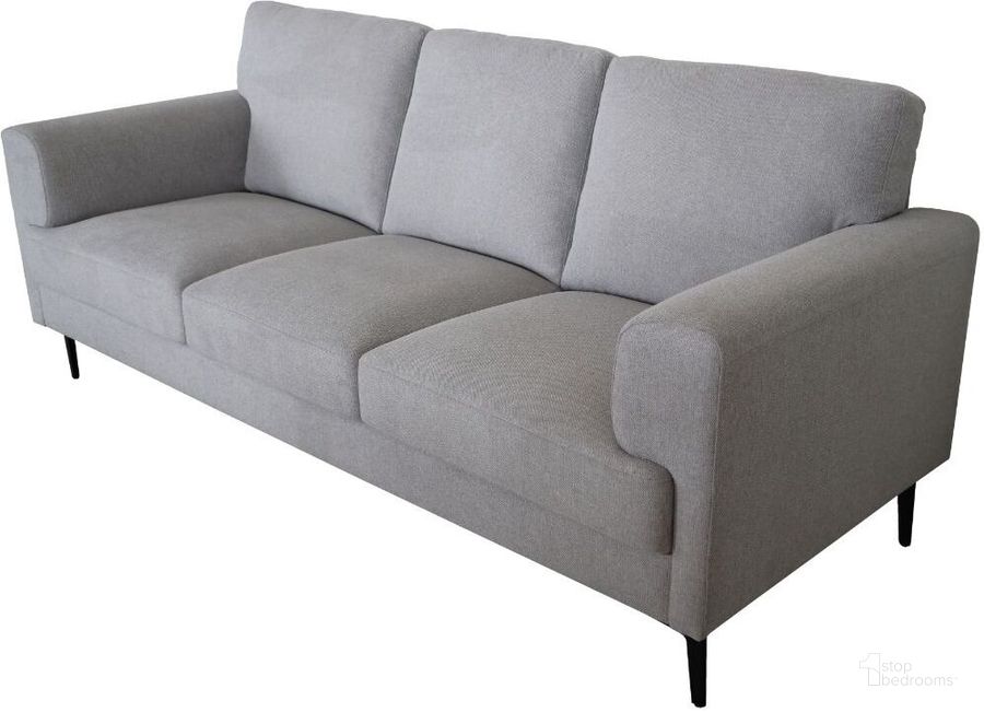 The appearance of Acme Kyrene Sofa designed by ACME in the modern / contemporary interior design. This light gray piece of furniture  was selected by 1StopBedrooms from Kyrene Collection to add a touch of cosiness and style into your home. Sku: 56925. Material: Wood. Product Type: Sofa. Image1