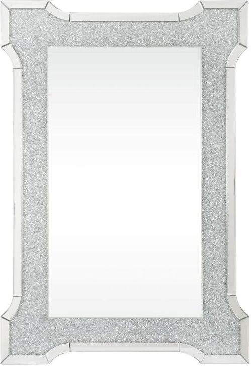 The appearance of Acme Nowles Wall Decor In Mirrored And Faux Stones designed by ACME in the glam interior design. This mirrored piece of furniture  was selected by 1StopBedrooms from Noralie Collection to add a touch of cosiness and style into your home. Sku: 97705. Material: Wood. Product Type: Wall Decor. Image1