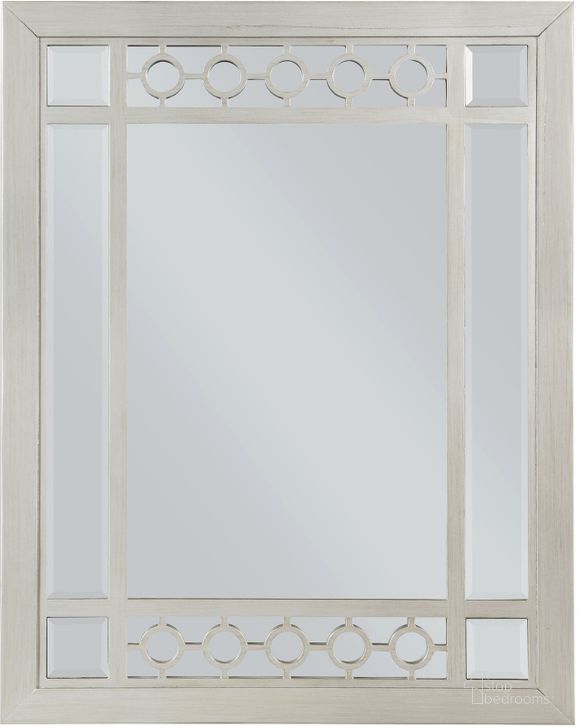 The appearance of Acme Varian Mirror In Silver And Mirrored Finish designed by ACME in the glam interior design. This silver piece of furniture  was selected by 1StopBedrooms from Varian Collection to add a touch of cosiness and style into your home. Sku: BD01283. Material: Wood. Product Type: Mirror. Image1