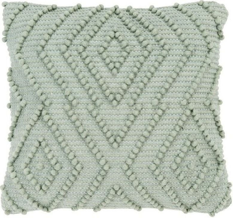 The appearance of Adalia Pillow in Seafoam designed by Safavieh in the modern / contemporary interior design. This seafoam piece of furniture  was selected by 1StopBedrooms from Adalia Collection to add a touch of cosiness and style into your home. Sku: PLS120B-2020. Material: Cotton. Product Type: Pillow. Image1