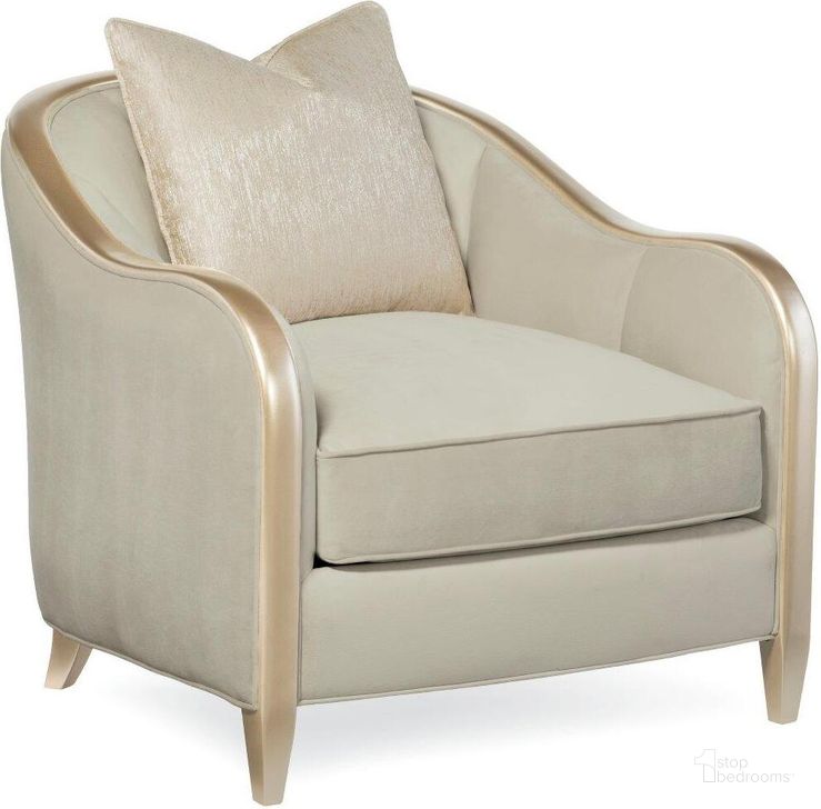 The appearance of Caracole Compositions Adela Chair 033 designed by Caracole in the modern / contemporary interior design. This beige piece of furniture  was selected by 1StopBedrooms from Adela Collection to add a touch of cosiness and style into your home. Sku: C010-016-033-A. Product Type: Accent Chair. Material: Birch. Image1