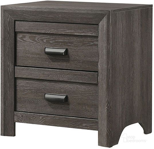 The appearance of Adelaide Nightstand designed by Crown Mark in the transitional interior design. This brown piece of furniture  was selected by 1StopBedrooms from Adelaide Collection to add a touch of cosiness and style into your home. Sku: B6700-2. Product Type: Nightstand. Image1