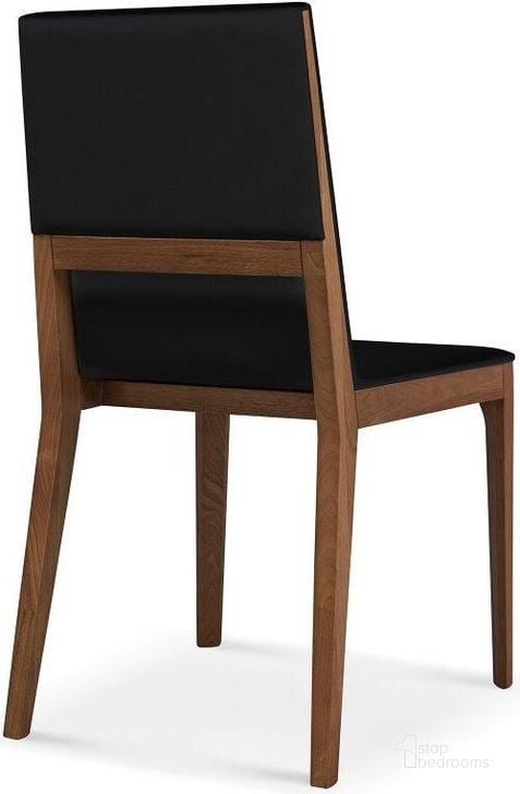 The appearance of Adeline Dining Chair Set Of 2 In Black designed by Bellini Modern Living in the transitional interior design. This black piece of furniture  was selected by 1StopBedrooms from Adeline Collection to add a touch of cosiness and style into your home. Sku: Adeline BLK. Product Type: Dining Chair. Material: Foam. Image1