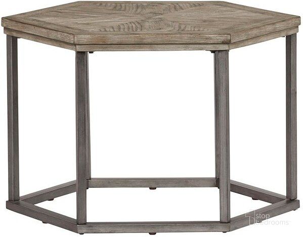 The appearance of Adison Cove Ash Blonde Hexagon Bunching Cocktail Table designed by Progressive Furniture in the transitional interior design. This gray piece of furniture  was selected by 1StopBedrooms from Adison Cove Collection to add a touch of cosiness and style into your home. Sku: T379-02. Material: Steel. Product Type: Cocktail Table. Image1