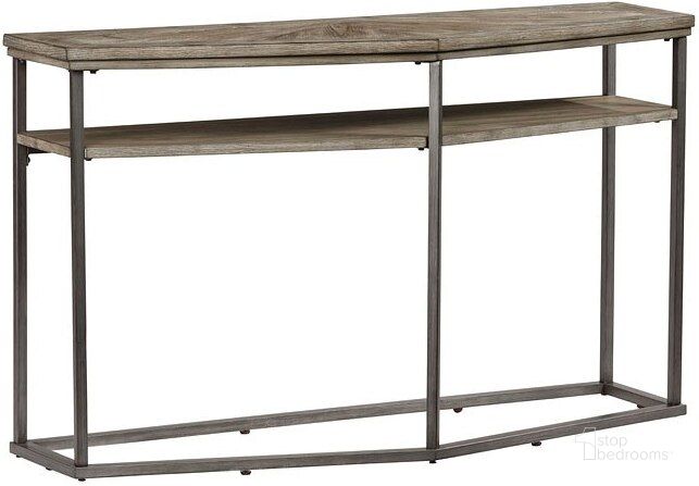 The appearance of Adison Cove Ash Blonde Sofa Table designed by Progressive Furniture in the transitional interior design. This gray piece of furniture  was selected by 1StopBedrooms from Adison Cove Collection to add a touch of cosiness and style into your home. Sku: T379-05. Material: Steel. Product Type: Sofa Table. Image1