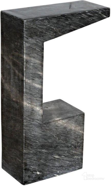 The appearance of Aero Side Table GTAB978B designed by Noir in the transitional interior design. This black piece of furniture  was selected by 1StopBedrooms from Aero Collection to add a touch of cosiness and style into your home. Sku: GTAB978B. Material: Marble. Product Type: Side Table. Image1
