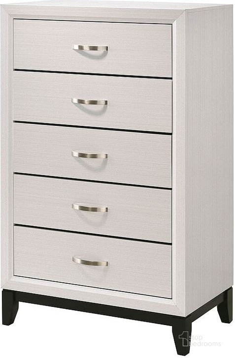 The appearance of Akerson Philip Chest designed by Crown Mark in the modern / contemporary interior design. This chalk piece of furniture  was selected by 1StopBedrooms from Akerson Philip Collection to add a touch of cosiness and style into your home. Sku: B4610-4. Product Type: Chest.