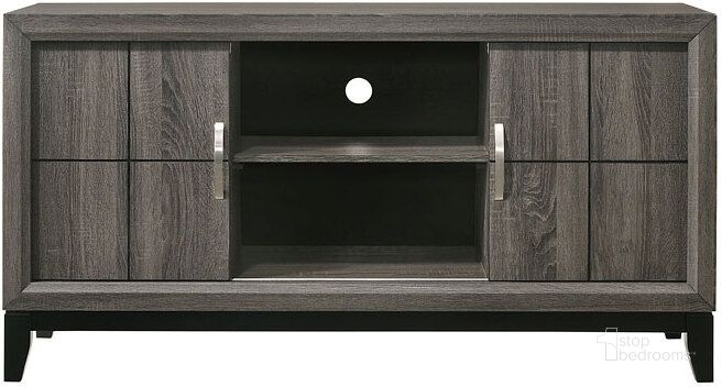 The appearance of Akerson TV Stand designed by Crown Mark in the modern / contemporary interior design. This grey piece of furniture  was selected by 1StopBedrooms from Akerson Collection to add a touch of cosiness and style into your home. Sku: B4620-8. Product Type: TV Stand. Image1