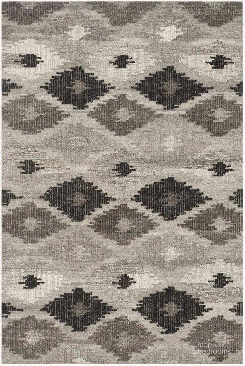The appearance of Akina Grey/Charcoal Rug AKINAK-02GYCC3656 designed by Loloi Rugs in the transitional interior design. This grey and charcoal piece of furniture  was selected by 1StopBedrooms from Akina Collection to add a touch of cosiness and style into your home. Sku: AKINAK-02GYCC3656. Material: Wool. Product Type: Rug. Image1