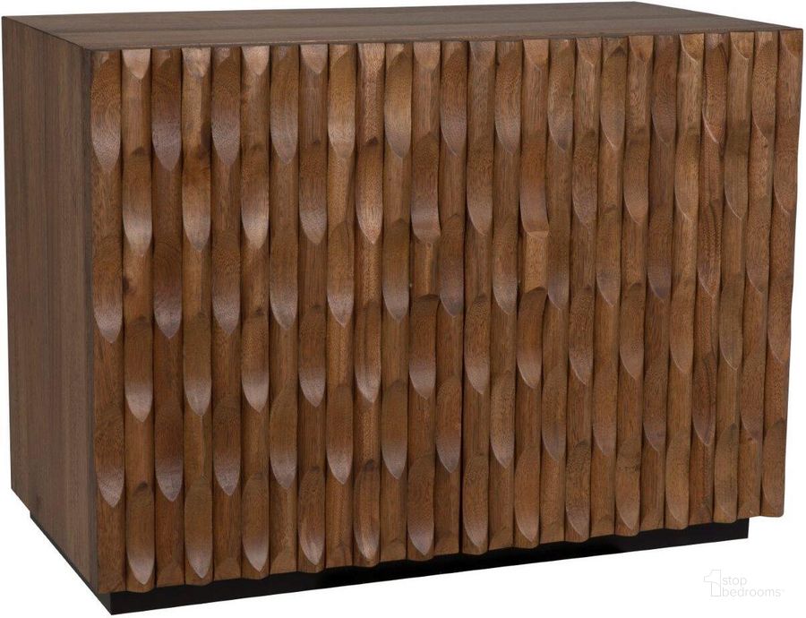 The appearance of Alameda Sideboard In Dark Walnut designed by Noir in the transitional interior design. This dark walnut piece of furniture  was selected by 1StopBedrooms from Alameda Collection to add a touch of cosiness and style into your home. Sku: GCON292DW. Product Type: Sideboard. Material: Wood Veneer. Image1