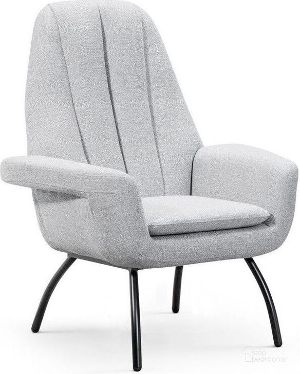 The appearance of Alberto Light Grey Accent Chair designed by Bellini Modern Living in the modern / contemporary interior design. This gray piece of furniture  was selected by 1StopBedrooms from Alberto Collection to add a touch of cosiness and style into your home. Sku: Alberto LGY. Product Type: Accent Chair. Image1