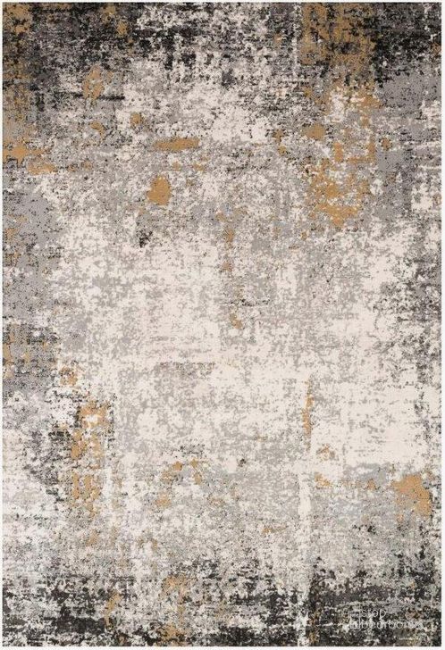 The appearance of Alchemy Granite/Gold Rug ALCHALC-02GNGO2840 designed by Loloi Rugs in the modern / contemporary interior design. This granite and gold piece of furniture  was selected by 1StopBedrooms from Alchemy Collection to add a touch of cosiness and style into your home. Sku: ALCHALC-02GNGO2840. Material: Polypropylene. Product Type: Rug. Image1