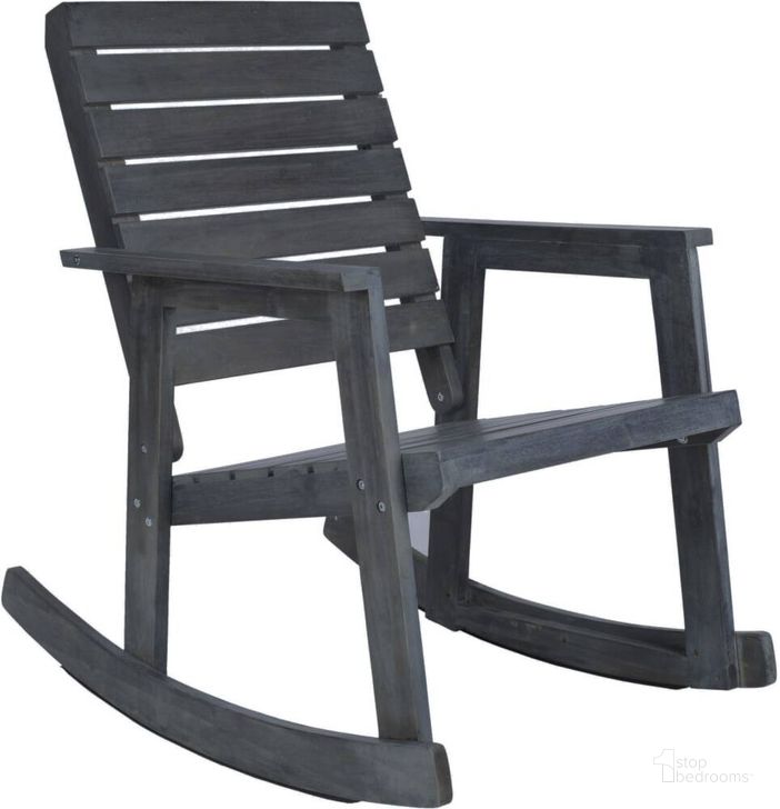 The appearance of Alexei Ash Gray Rocking Chair designed by Safavieh in the modern / contemporary interior design. This ash gray piece of furniture  was selected by 1StopBedrooms from Alexei Collection to add a touch of cosiness and style into your home. Sku: FOX6702A. Material: Steel. Product Type: Living Room Chair. Image1