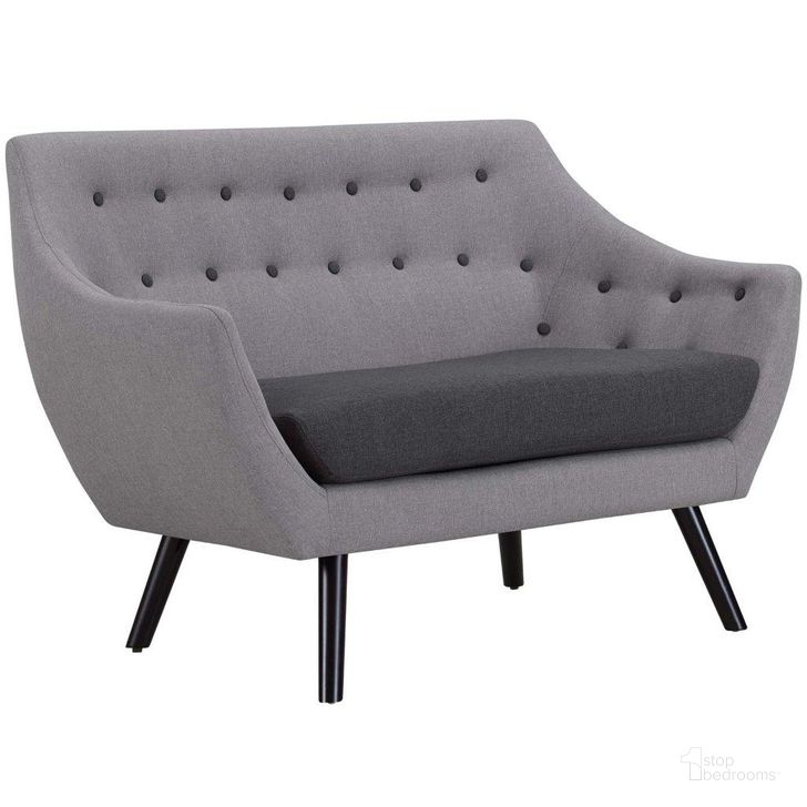 The appearance of Allegory Loveseat In Light Gray designed by Modway in the modern / contemporary interior design. This light gray piece of furniture  was selected by 1StopBedrooms from Allegory Collection to add a touch of cosiness and style into your home. Sku: EEI-2550-LGR. Material: Polyester. Product Type: Loveseat. Image1