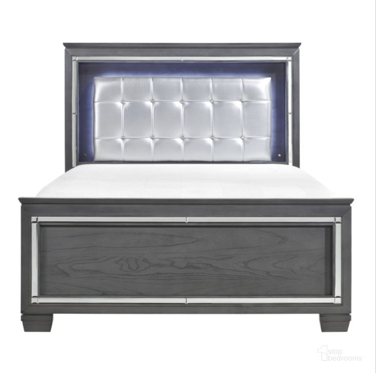The appearance of Allura Gray Queen Panel Bed w/Led Lighting designed by Homelegance in the modern / contemporary interior design. This gray piece of furniture  was selected by 1StopBedrooms from Allura Collection to add a touch of cosiness and style into your home. Sku: 1916GY-1;1916GY-2;1916GY-3. Bed Type: Panel Bed. Product Type: Panel Bed. Bed Size: Queen. Image1