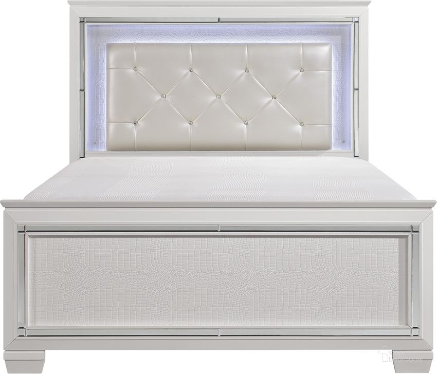 White headboard hotsell with led lights