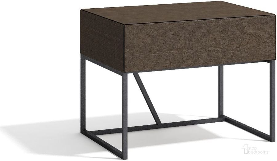 The appearance of Almada Nightstand In Ash designed by J&M in the modern / contemporary interior design. This ash piece of furniture  was selected by 1StopBedrooms from Almada Collection to add a touch of cosiness and style into your home. Sku: 17742-NS. Product Type: Nightstand. Image1