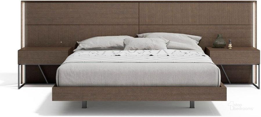The appearance of Almada Queen Bed in Ash designed by J&M in the modern / contemporary interior design. This ash piece of furniture  was selected by 1StopBedrooms from Almada Collection to add a touch of cosiness and style into your home. Sku: 17742-Q. Bed Type: Platform Bed. Product Type: Platform Bed. Bed Size: Queen. Image1