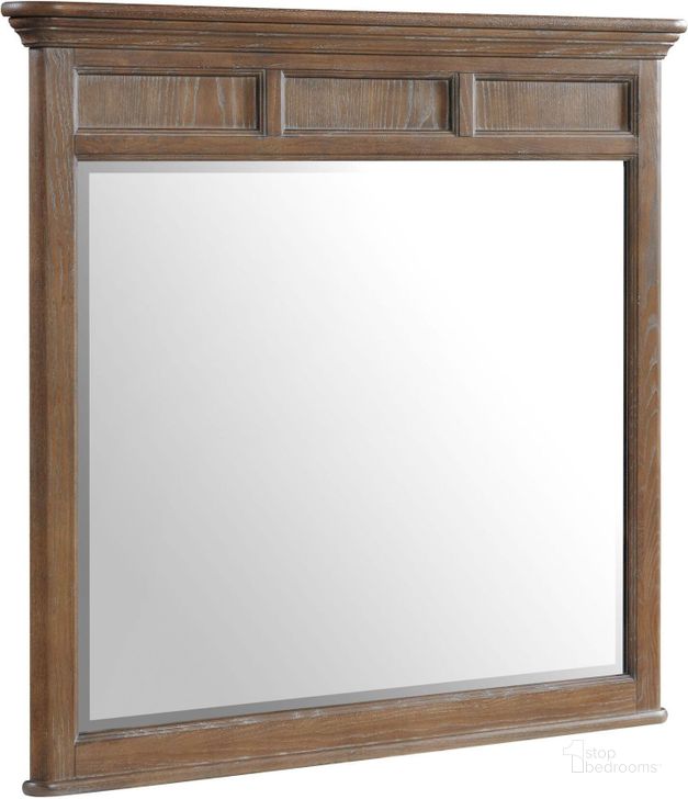 The appearance of Alta Harvest Brown Dresser Mirror designed by Intercon in the transitional interior design. This brown piece of furniture  was selected by 1StopBedrooms from Alta Collection to add a touch of cosiness and style into your home. Sku: AL-BR-5391-HVT-C. Product Type: Dresser Mirror. Image1