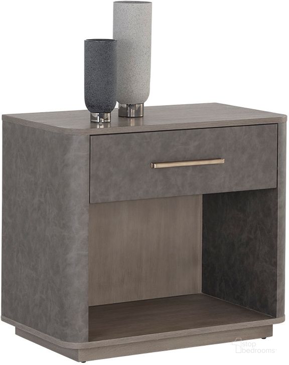 The appearance of Altman Nightstand designed by Sunpan in the modern / contemporary interior design. This gray piece of furniture  was selected by 1StopBedrooms from Altman Collection to add a touch of cosiness and style into your home. Sku: 106742. Material: Wood. Product Type: Nightstand. Image1