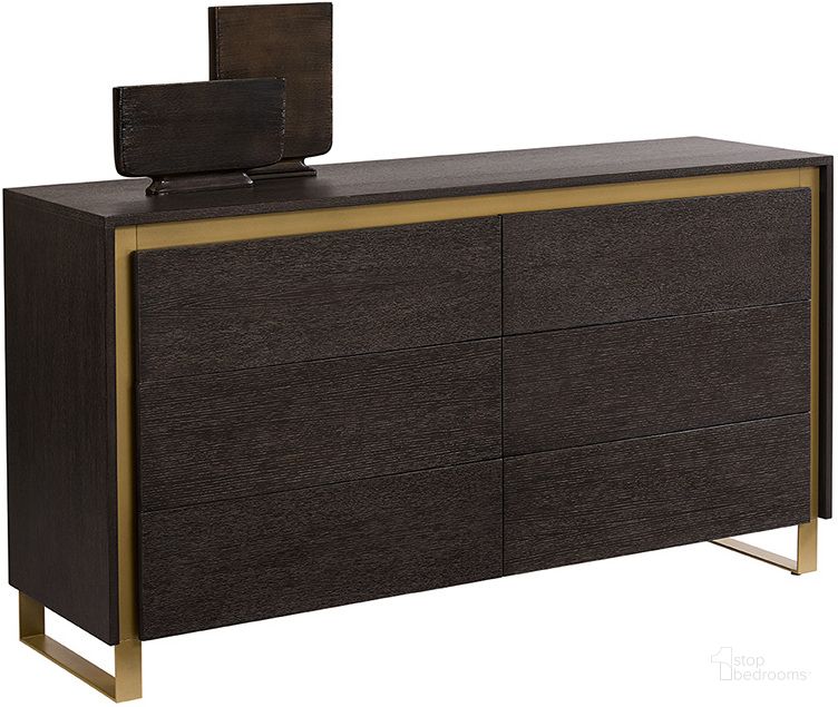 The appearance of Alvaro Dresser designed by Sunpan in the modern / contemporary interior design. This gray piece of furniture  was selected by 1StopBedrooms from Alvaro Collection to add a touch of cosiness and style into your home. Sku: 108813. Material: Wood. Product Type: Dresser. Image1