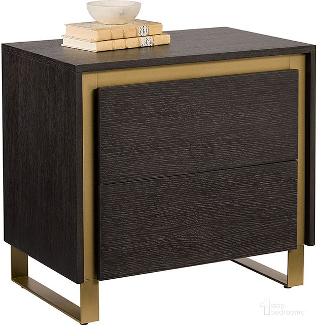 The appearance of Alvaro Nightstand designed by Sunpan in the modern / contemporary interior design. This gray piece of furniture  was selected by 1StopBedrooms from Alvaro Collection to add a touch of cosiness and style into your home. Sku: 108814. Material: Wood. Product Type: Nightstand. Image1