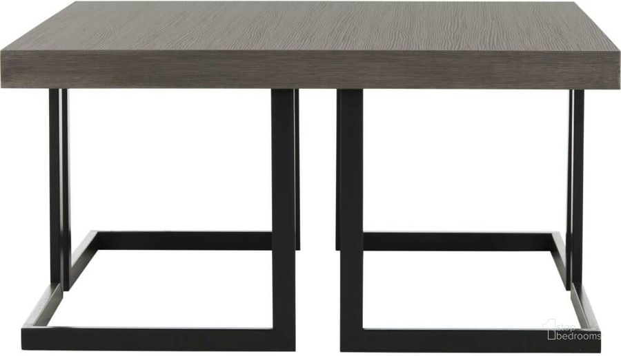 The appearance of Amalya Dark Grey and Black Modern Mid Century Wood Coffee Table designed by Safavieh in the modern / contemporary interior design. This dark grey piece of furniture  was selected by 1StopBedrooms from Safavieh FOX Collection to add a touch of cosiness and style into your home. Sku: FOX4253A. Product Type: Coffee Table. Material: Iron. Image1