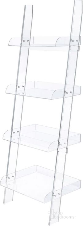 The appearance of Amaturo Acrylic Open Shelf Bookcase designed by Coaster in the modern / contemporary interior design. This transparent piece of furniture  was selected by 1StopBedrooms from Amaturo Collection to add a touch of cosiness and style into your home. Sku: 801553. Product Type: Standard Bookcase. Material: Acrylic. Image1