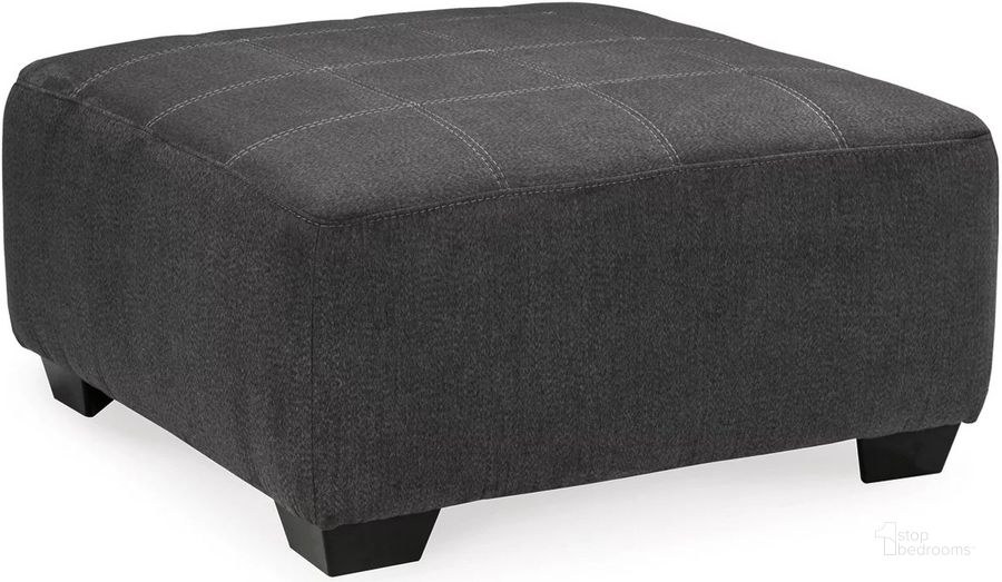 The appearance of Ambee Accent Ottoman In Slate designed by Signature Design by Ashley in the modern / contemporary interior design. This slate piece of furniture  was selected by 1StopBedrooms from Ambee Collection to add a touch of cosiness and style into your home. Sku: 2862008. Material: Fabric. Product Type: Ottoman. Image1