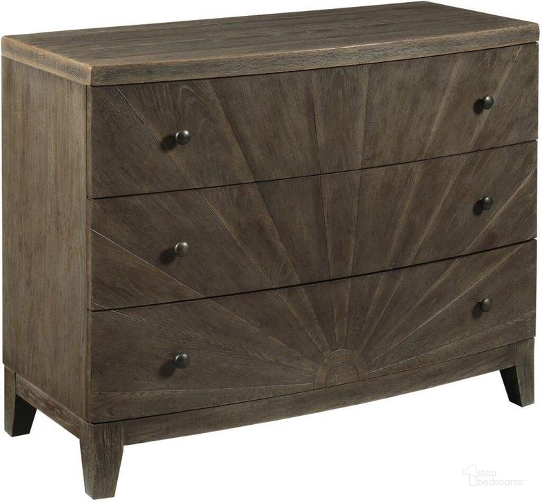 The appearance of American Drew Emporium Josephine Accent Chest designed by American Drew in the transitional interior design. This dark stain piece of furniture  was selected by 1StopBedrooms from Emporium Collection to add a touch of cosiness and style into your home. Sku: 012-120. Material: Wood. Product Type: Accent Chest. Image1