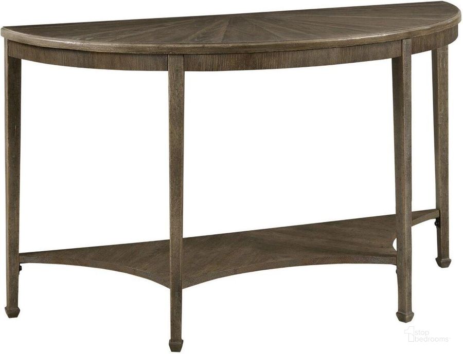 The appearance of American Drew Emporium Maurice Demilune Console designed by American Drew in the transitional interior design. This dark stain piece of furniture  was selected by 1StopBedrooms from Emporium Collection to add a touch of cosiness and style into your home. Sku: 012-926. Material: Wood. Product Type: Console. Image1