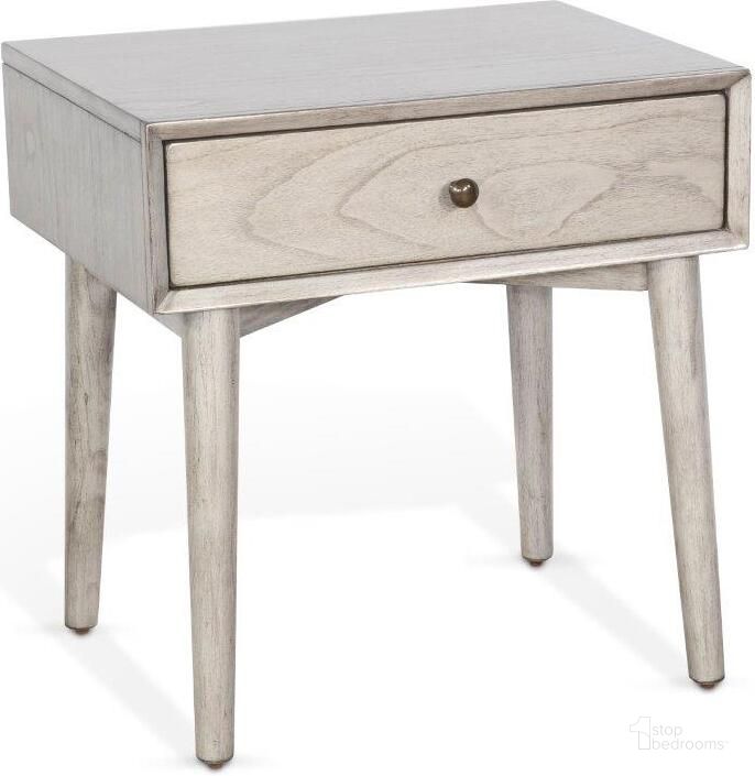 The appearance of American Modern Grey Night Stand With One Drawer In Grey designed by Sunny Design in the modern / contemporary interior design. This grey piece of furniture  was selected by 1StopBedrooms from American Modern Collection to add a touch of cosiness and style into your home. Sku: 2336MG-N. Material: Wood. Product Type: Nightstand.