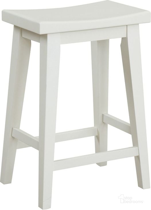 The appearance of Americana Modern Cotton Counter Stool designed by Parker House in the traditional interior design. This white and brown piece of furniture  was selected by 1StopBedrooms from Americana Modern Collection to add a touch of cosiness and style into your home. Sku: AME#1026-COT. Product Type: Barstool.