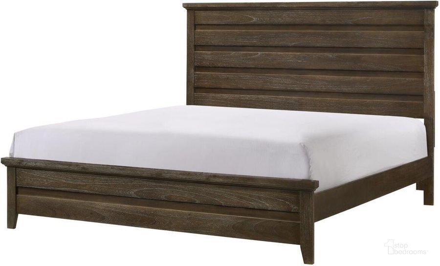 The appearance of Amherst King Panel Bed Heritage Brown designed by Bernards in the transitional interior design. This heritage brown piece of furniture  was selected by 1StopBedrooms from Amherst Collection to add a touch of cosiness and style into your home. Sku: 1982-110. Bed Type: Panel Bed. Product Type: Panel Bed. Bed Size: King. Material: Rubberwood. Image1