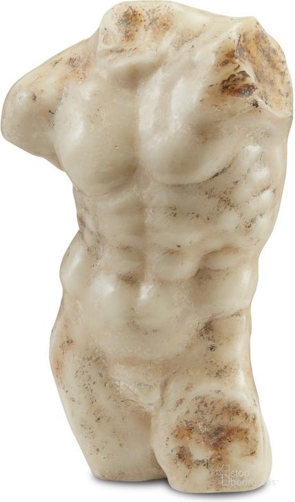 The appearance of Ancient Greek Torso In Beige and Brown designed by Currey & Company in the traditional interior design. This beige and brown piece of furniture  was selected by 1StopBedrooms from Ancient Collection to add a touch of cosiness and style into your home. Sku: 1200-0443. Material: Marble. Product Type: Sculpture. Image1