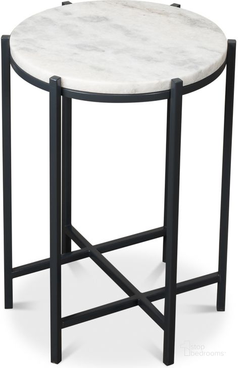 The appearance of Anise Black Side Table designed by Sarreid in the modern / contemporary interior design. This black piece of furniture  was selected by 1StopBedrooms from Anise Collection to add a touch of cosiness and style into your home. Sku: 30822. Product Type: Side Table. Image1