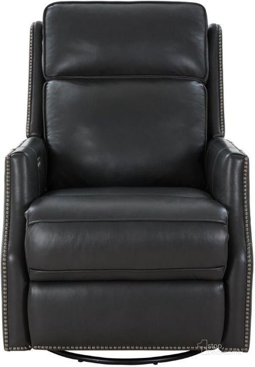 Barcalounger leather power glider recliner with power top adjustable headrest